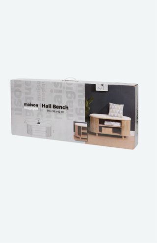 Mobile ingresso in legno con 2 ante scorrevoli