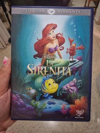 Lote 3 Películas Disney DVD La Sirenita