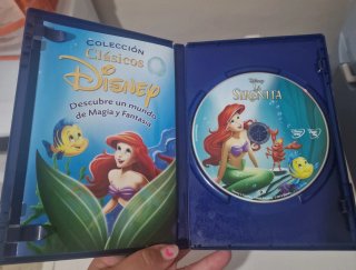 Lote 3 Películas Disney DVD La Sirenita