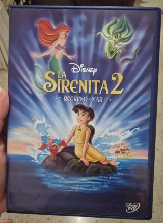 Lote 3 Películas Disney DVD La Sirenita