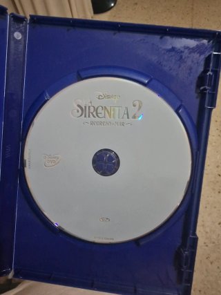 Lote 3 Películas Disney DVD La Sirenita