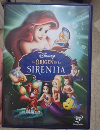 Lote 3 Películas Disney DVD La Sirenita