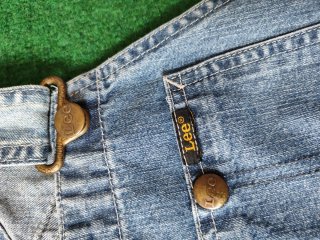 Lee Salopette Y2K Denim Baggy Vintage