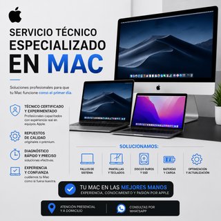 Reparación MacBook, iMac, certificado por appe