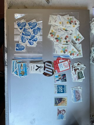 Lote sellos euro usados coleccionistas