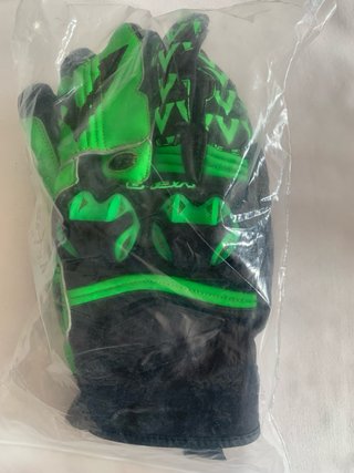 Guantes Moto Verdes y Negros