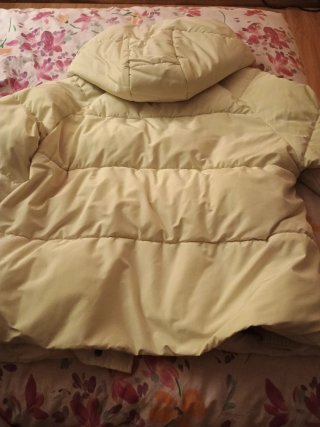 Lote 2 Plumíferos Cortos Mujer Beige y marron