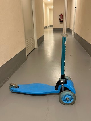 Patinete 3 ruedas azul