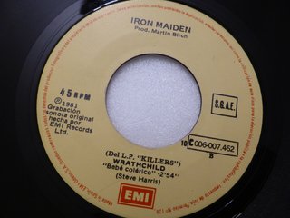 Single Vinilo -Iron Maiden· Zona Crepuscular- 1981
