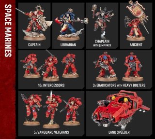 Lote Marines Espaciales Blood Angels Armaggedon