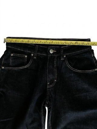 wide-leg pantalon azul Bershka
