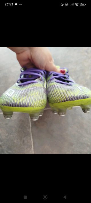 Botas  fútbol Adidas F50 SG Tacos Aluminio 39 1/3
