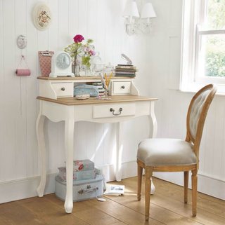 Escritorio 3 cajones color crema Maisons du Monde