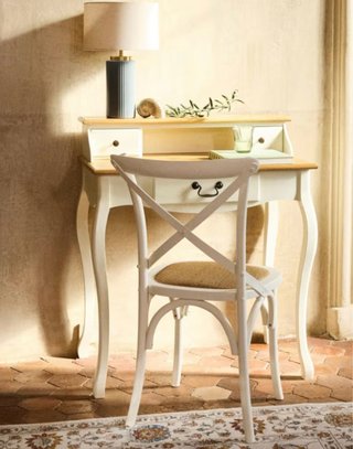 Escritorio 3 cajones color crema Maisons du Monde