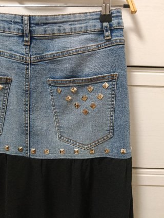 Falda vaquera/camisera talla S