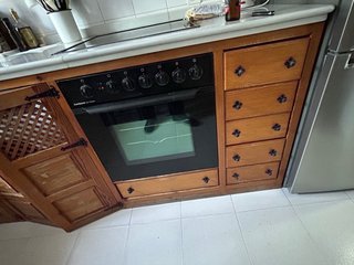 Vitrocerámica y Horno de Cocina