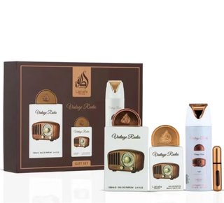Lattafa Vintage Radio Set Perfume