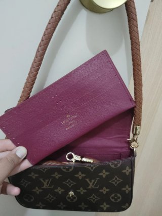Bolso Louis Vuitton Marrón y Dorado