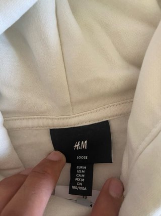 Sudadera H&M Beige Nueva