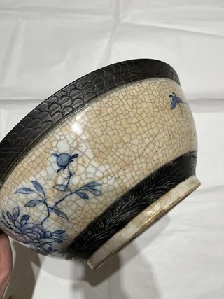 Cuenco porcelana china antiguo