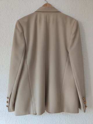 Chaqueta de traje beige