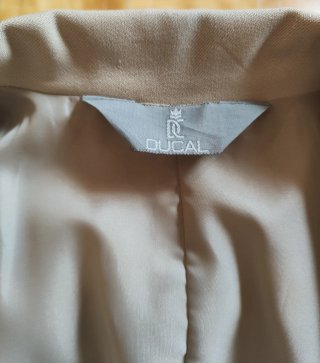 Chaqueta de traje beige