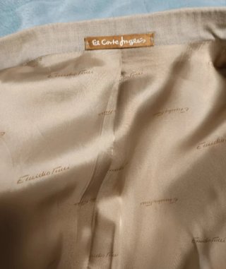 OFERTA!! Traje Emidio Tucci Talla 54 Beige
