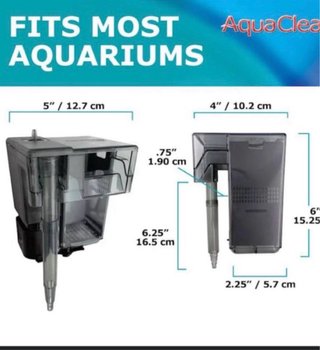 Filtro AquaClear 20 para acuarios 18-76L