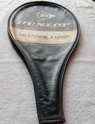 Raqueta Vintage Dunlop McEnroe Negra/Roja/Dorada
