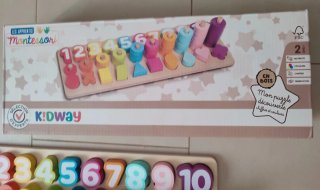 Juego Montessori Kidway Números y Formas