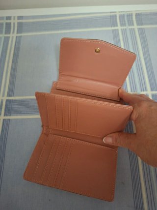 Cartera monedero de piel sintética