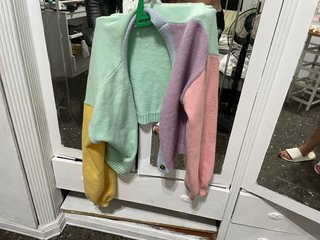 Chaqueta punto multicolor talla única