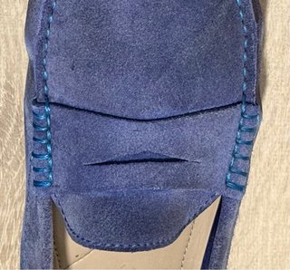 Mocasines Tommy Hilfiger ante azul · Talla 43