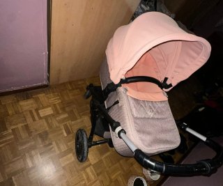 Carrito de bebé Jane color rosa