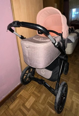 Carrito de bebé Jane color rosa