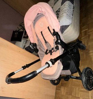 Carrito de bebé Jane color rosa