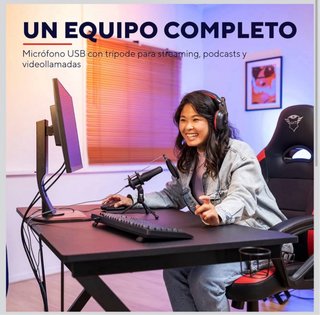 Micrófono Gaming X Trust MANTIS USB Plug and Play