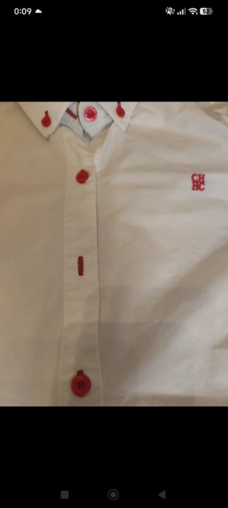 Camisa Carolina Herrera Talla S Estampada