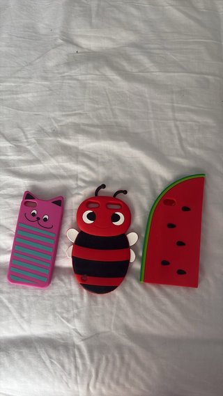 Funda iPod Gato Rosa y Abeja Roja
