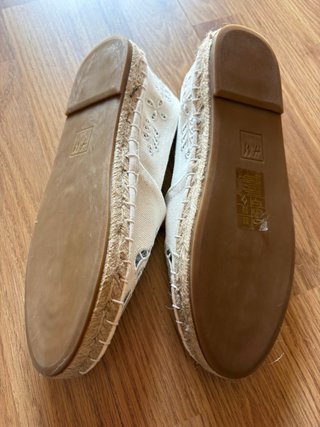 Alpargatas H&M Blancas Talla 38
