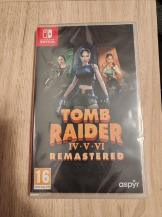 Nintendo Switch Tomb Raider IV, V, VI Remastered.