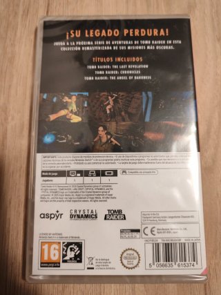 Nintendo Switch Tomb Raider IV, V, VI Remastered.