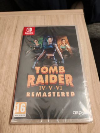 Nintendo Switch Tomb Raider IV, V, VI Remastered.
