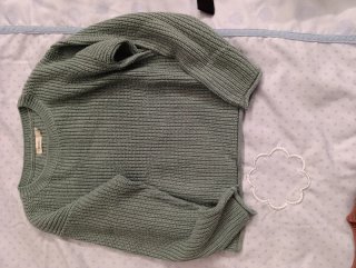 Jersey Sfera niña M beige, verde, rojo