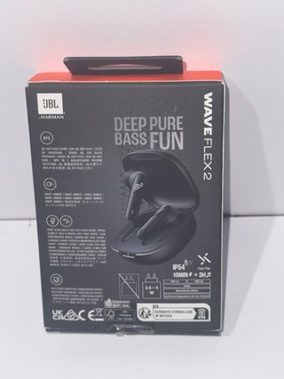 Auriculares Bluetooth JBL Wave Flex Negros