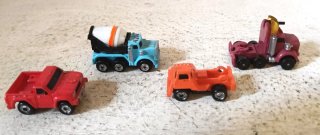 Lote 4 Micro Machines Galoob Vintage Camiones GIG