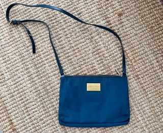Bolso bandolera Bimba y Lola azul y dorado