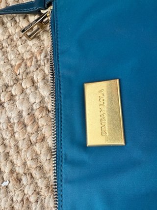 Bolso bandolera Bimba y Lola azul y dorado