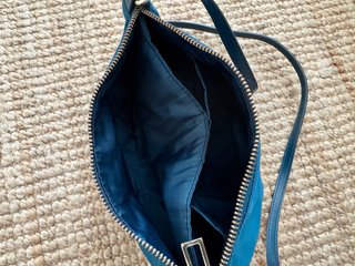 Bolso bandolera Bimba y Lola azul y dorado