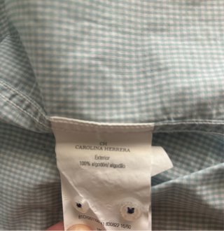 Camisa Carolina Herrera Hombre Manga Larga